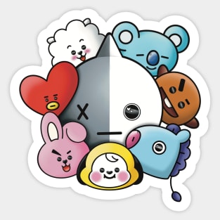 BT21 BTS Sticker